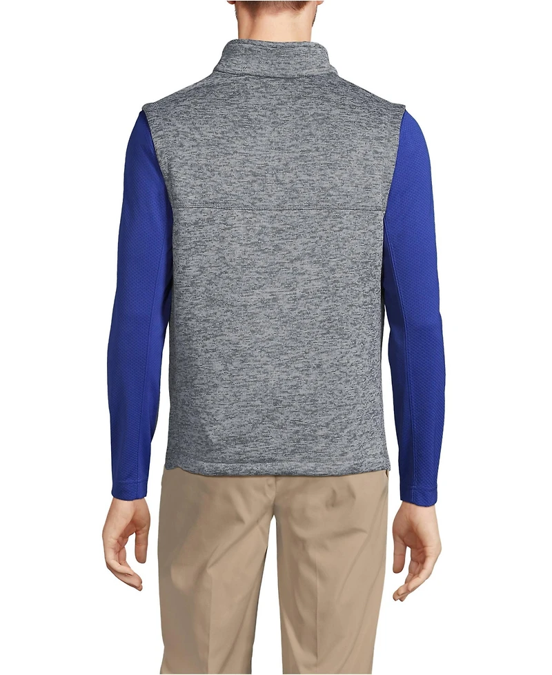 Lands' End Men's Sweater Fleece Vest
