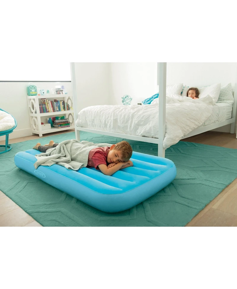 Intex Cozy Kidz Bright And Fun-Colored Inflatable Air Bed Mattress w/ Carry Bag