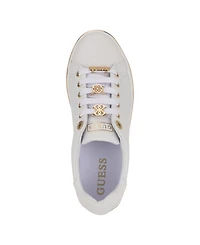 Guess Women's Stasey Charms Lace-Up Sneaker