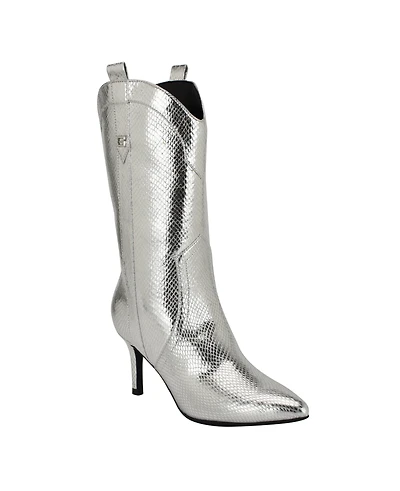 Guess Women's Wurlie Western Stiletto Heeled Slip-On Booties