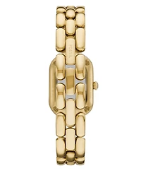 Fossil Women's Sloan Three-Hand Gold-Tone Stainless Steel Watch, 24mm