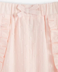 First Impressions Baby Girls Clip-Dot Cotton Shorts