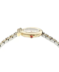 Ferragamo Women's Gancini Twisted Two-Tone Stainless Bracelet Watch 28mm