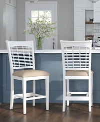 Hillsdale 42.5" Wood Bayberry Counter Height Stool