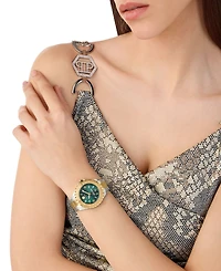 Philipp Plein Women's Plein Heaven Crystal Two-Tone Stainless Steel Bracelet Watch 38mm