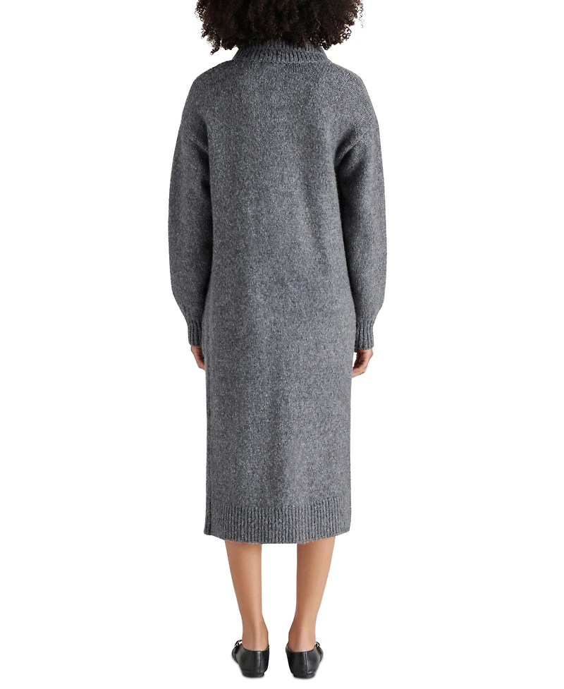 Steve Madden Women's Marl Open-Front Duster Cardigan