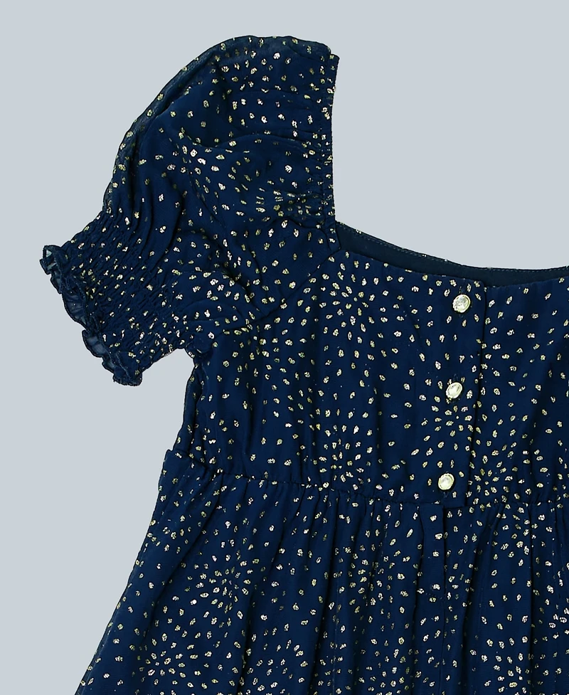 Trixxi Big Girls Glitter Chiffon Dress