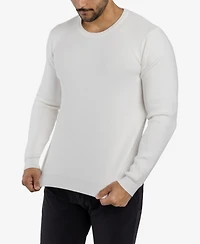Spring + Mercer Men's Ribbed Crew Neck Sweater