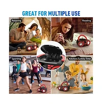 Pyle Portable Cd Player Boombox With Bluetooth, Am/Fm Radio & Usb, 50 Watt