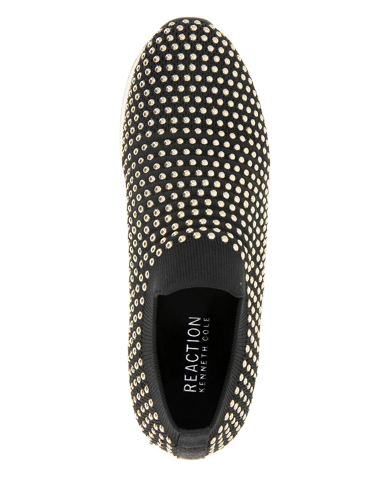 Kenneth Cole Reaction Women's Cameron Stud Slip On Sneakers