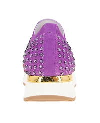 Kenneth Cole Reaction Women's Cameron Jewel Jogger Almond Toe Sneakers