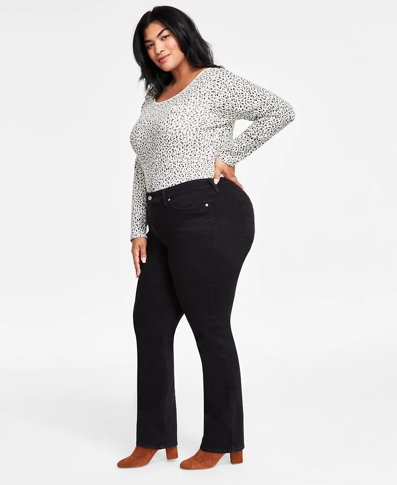 Levi's Trendy Plus Classic Straight Leg Jeans