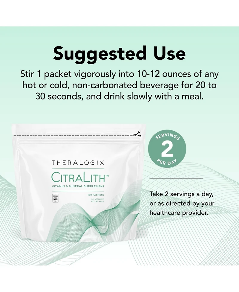 Theralogix CitraLith Vitamin & Mineral Supplement