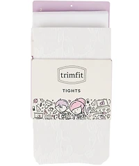 Trimfit 2-Pack Lace Microfiber Tights, Little Girls & Big