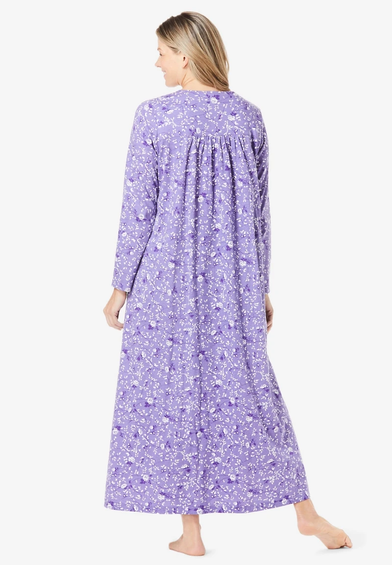 Dreams & Co. Women's Floral Knit Gown