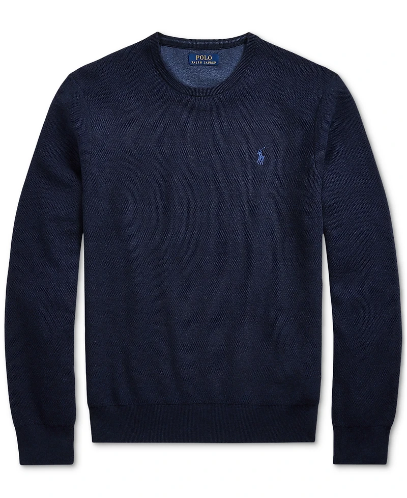 Polo Ralph Lauren Men's Textured Cotton Crewneck Sweater