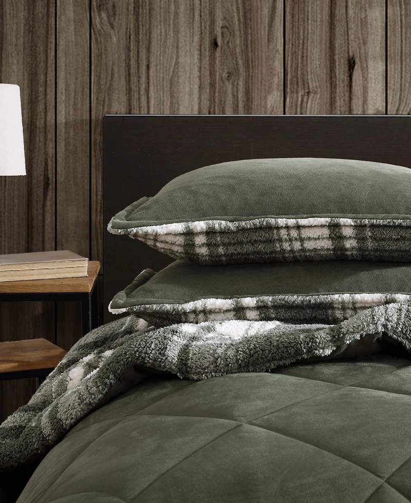 Eddie Bauer Big Lake Plaid Reversible -Pc. Comforter Set