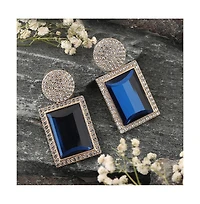 Sohi Women's Geometric Drop Earrings