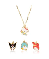Hello Kitty Sanrio Friends Charm Set Diy With Necklace Chain