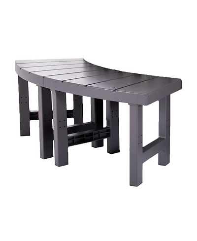 Intex 28514E 2 Medium PureSpa Accessories Benches, Compatible w/ 4 Person Spas