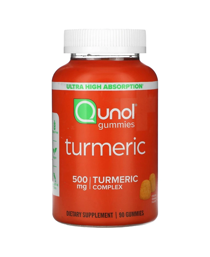 Qunol Turmeric Gummies Creamy Orange
