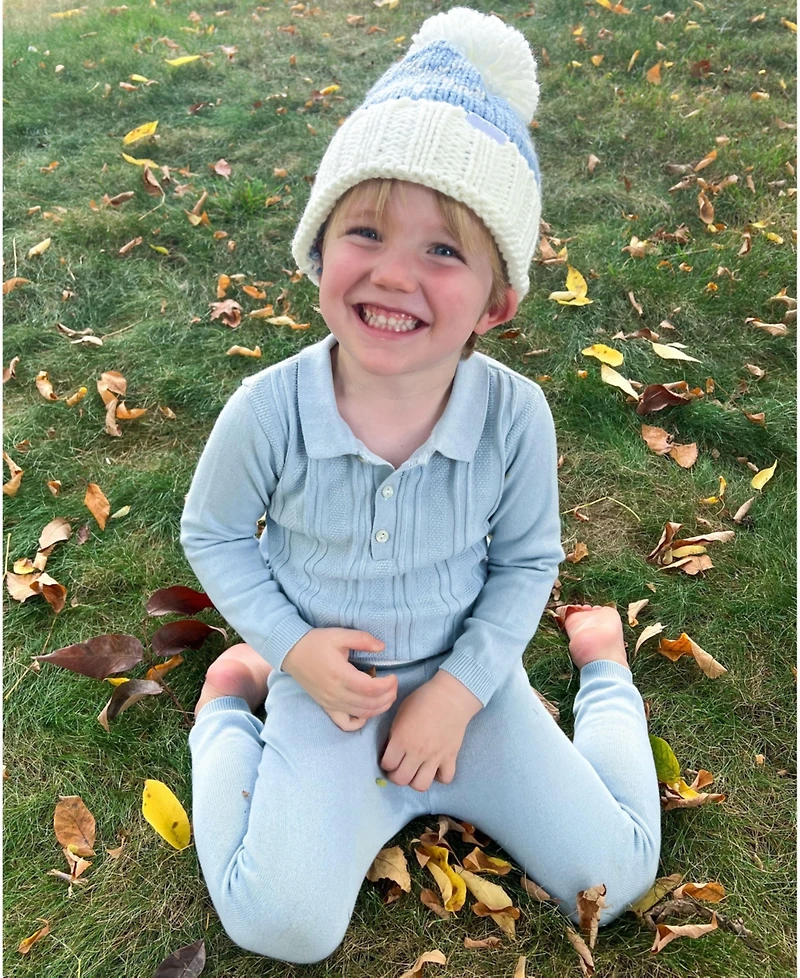 Bits & Bows Boys Golf Bobble Hat