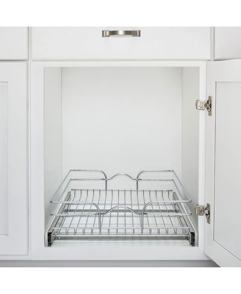 Rev-a-Shelf Kitchen Cabinet Pullout Shelf Organizer, 21 x 22 In, 5WB1-2122CR-1