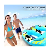 SereneLife Inflatable Towable Tube for Boating