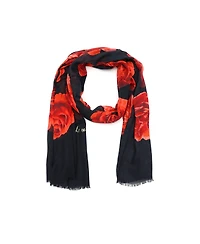 Kate Spade New York Women's Charming Rose Oblong Scarf