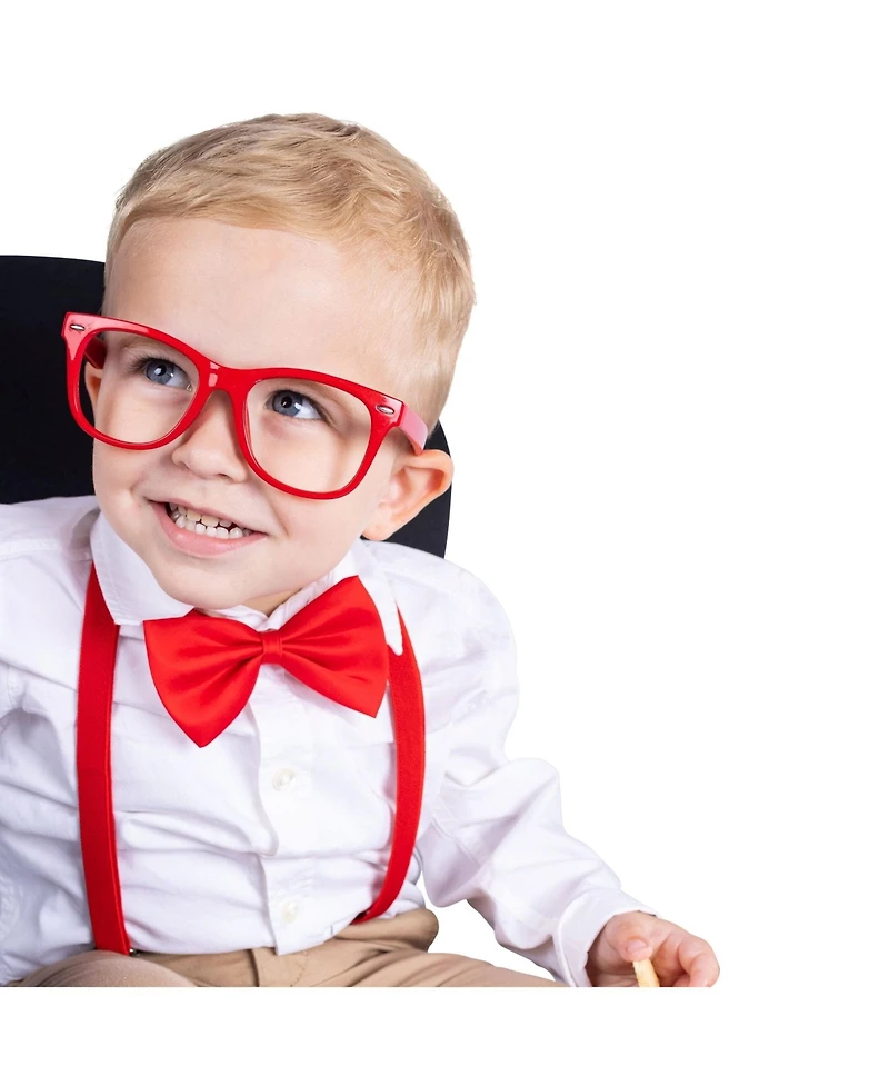 Dress Up America Toddler Suspender, Bow Tie Accessory Set