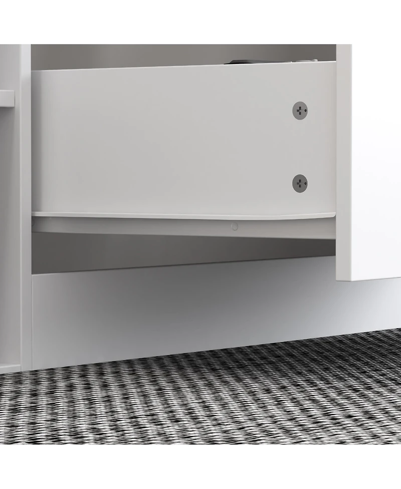 Homsee White 9-Drawers Bedroom Dresser Jewelry Armoire Makeup Island