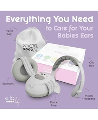 Elan Baby 2-1 Ear Muffs for Baby Ear Protection, Super Lightweight with Ultra Soft Fabric to Prevent Irritation, Protecting Little Ears EverywhereELBR