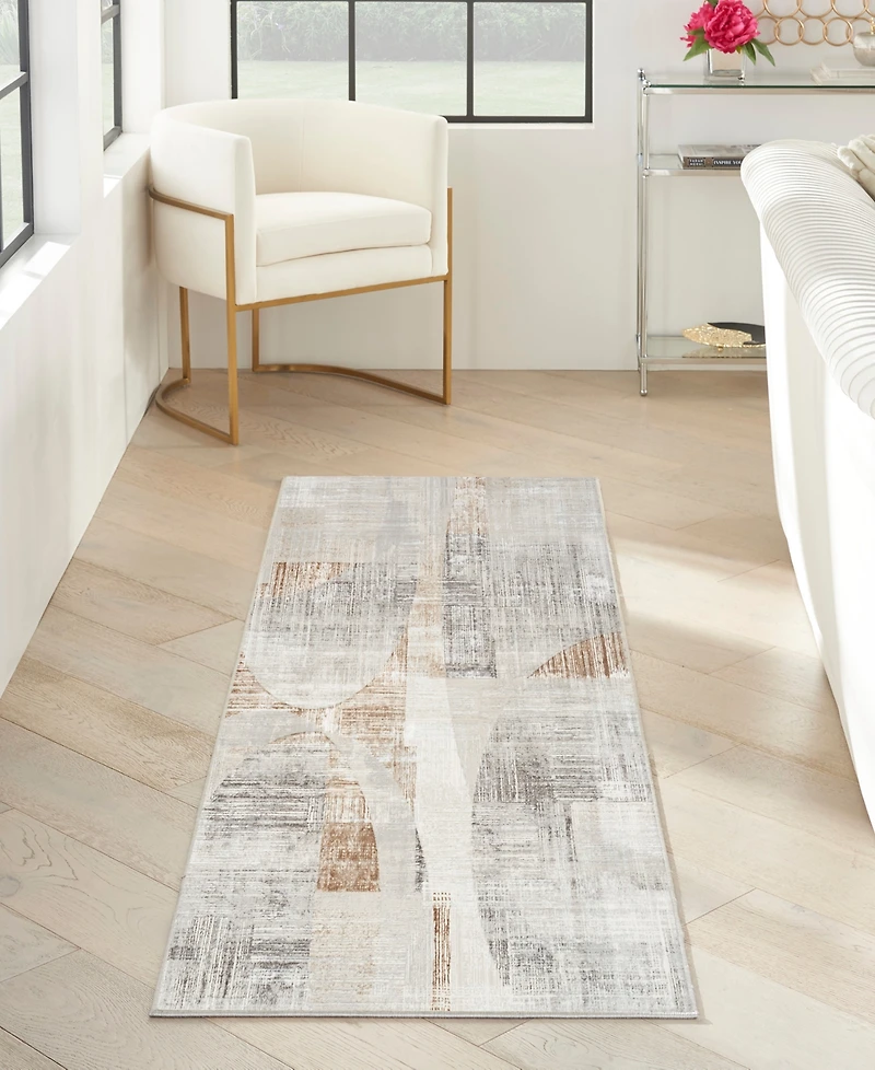 Nourison Home Iliana ILI04 2'3"x7'6" Runner Area Rug