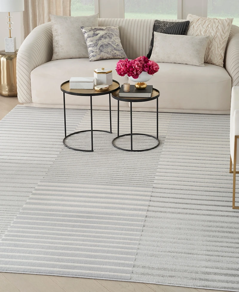 Nourison Home Brushstrokes BSK04 7'10"x9'10" Area Rug