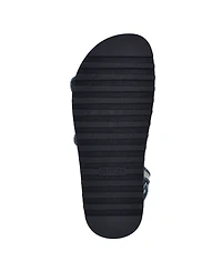 Guess Women's Frella Two Band Embellished Footbed Sandals