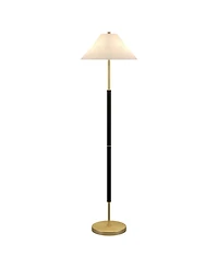 Hudson & Canal 18" Metal Simona 2-Light Floor Lamp