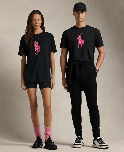 Polo Ralph Lauren Women's Pink Pony Crewneck T-Shirt