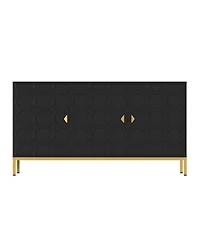 Freestanding Storage Cabinet 3-Door Accent