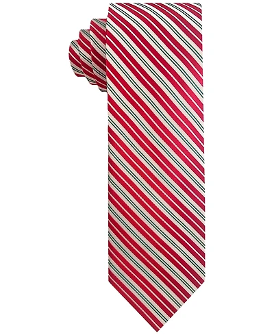 Men's Candy Cane Stripe Tie
