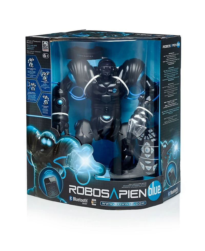 WowWee Robots Robosapien Blue Bluetooth Robot with Remote Control 14", Created for Macy's