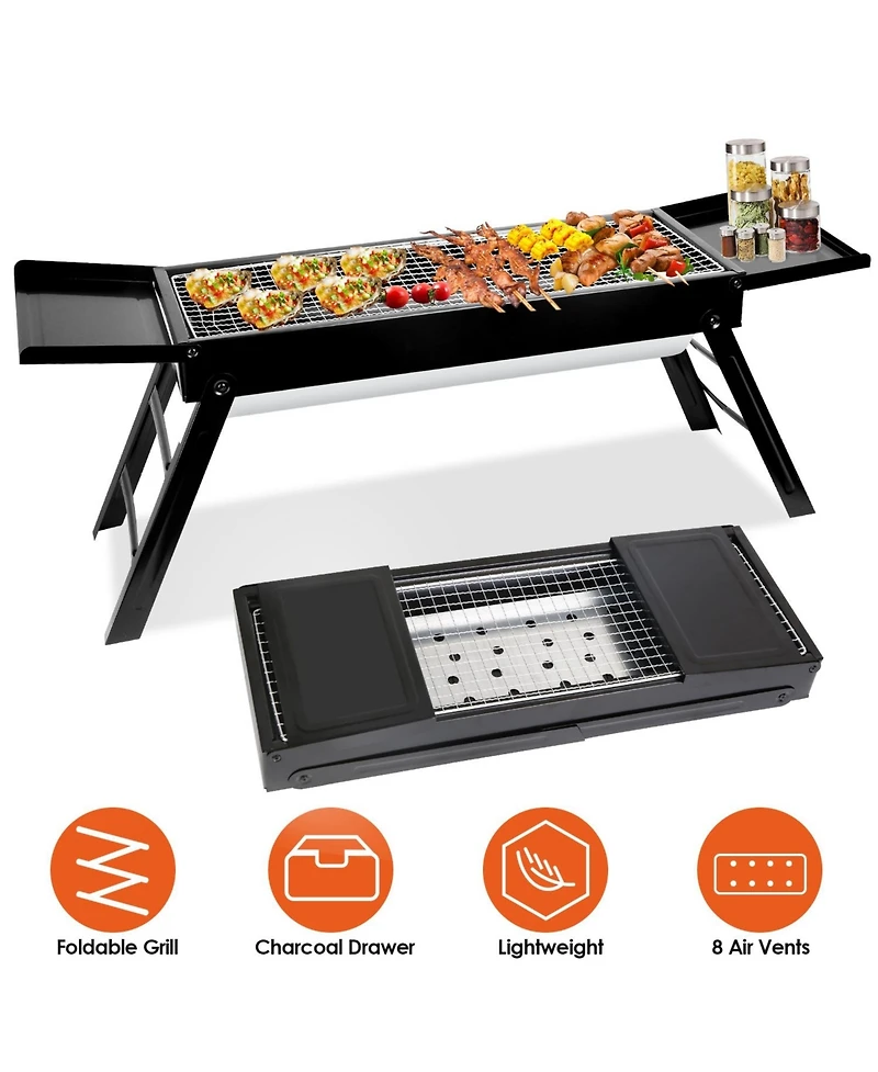 Slickblue Portable Bbq Griddle for Outdoor Cooking