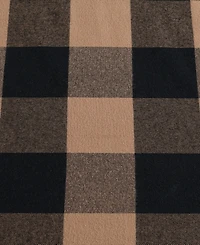 Eddie Bauer Plaid Cotton Yarn Dye Flannel Reversible Throw, 60" x 50"