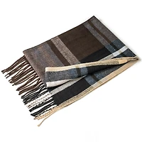 Alpine Swiss Men's Scarf Soft 80 Inch Long Warm Scarves Plaids Winter Shawl