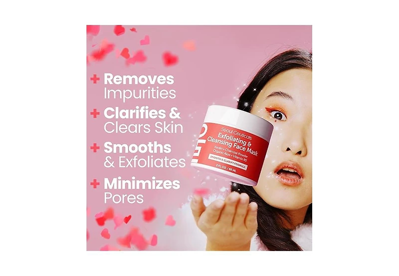 Seoul Ceuticals Korean Skin Care Exfoliating & Cleansing Face Mask K Beauty Skincare