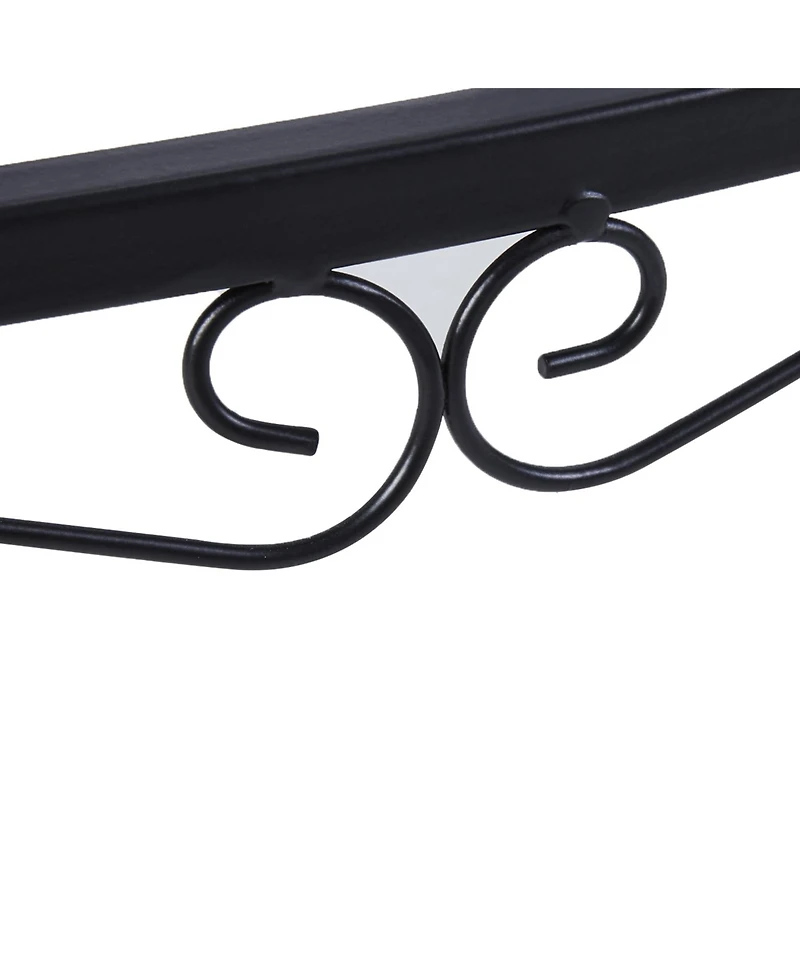 Unho Metal Corner Ladder Plant Shelf 3 Tier Plant Display Flower Rack Outdoor Indoor