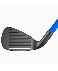 Lag Shot 7 Iron Golf Club Swing Trainer Stick for Right Handed Men, Black/Blue