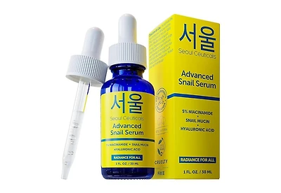 Seoul Ceuticals Korean Skin Care Advanced Snail Mucin Serum Niacinamide Serum K Beauty Skincare