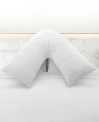 Cheer Collection Natural Kapok V Shape Pillow, 28" x 14"