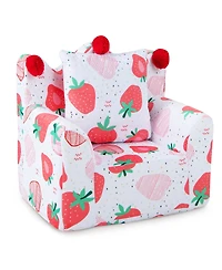 Kids Sofa Chair Foam Filled Armchair Dinosaur Toddler Couch with Cover & Pillow