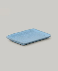 Porto Brasil 7" Stoneware Rectangular Juta Platters, Set of 4